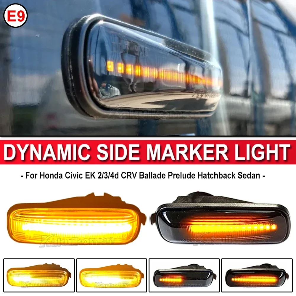 Auto Parts Side Marker Lamp Dynamic LED Turn Signal Lights For Honda Civic 1996-2000 Ballade Prelude Car Accessories
Auto Parts Side Marker Lamp Dynamic LED Turn Signal Lights For Honda Civic 1996-2000 Ballade Prelude Car Accessories