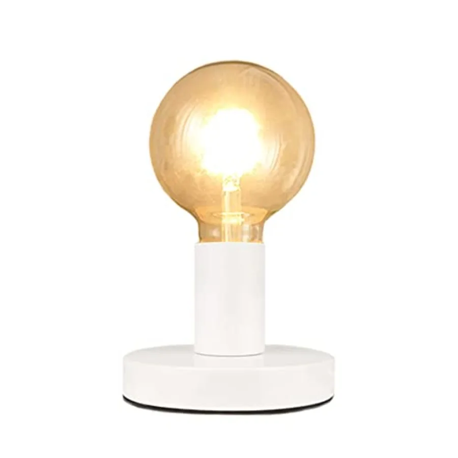 Industrial Table Lamp Base, Small Polished Metal Desktop Light Sockets Base Only, Vintage E26/E27 Edison Screw Light Bulb Holde
Industrial Table Lamp Base, Small Polished Metal Desktop Light Sockets Base Only, Vintage E26/E27 Edison Screw Light Bulb Holde