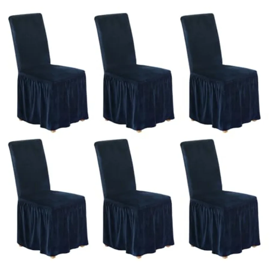 Spandex Chair Covers for Dining Chairs Covers Set of 6 Removable Dining Room Chair Covers with Skirt Parson Chair Slipcovers Wa
Spandex Chair Covers for Dining Chairs Covers Set of 6 Removable Dining Room Chair Covers with Skirt Parson Chair Slipcovers Wa