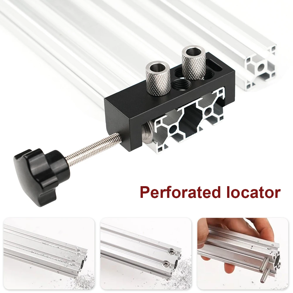 Aluminum Profile Drilling Jig for 20/30/40 Series Aluminum Extrusion Profile Universal DIY Tool Access Hole Drill Jig Accurate
Aluminum Profile Drilling Jig for 20/30/40 Series Aluminum Extrusion Profile Universal DIY Tool Access Hole Drill Jig Accurate