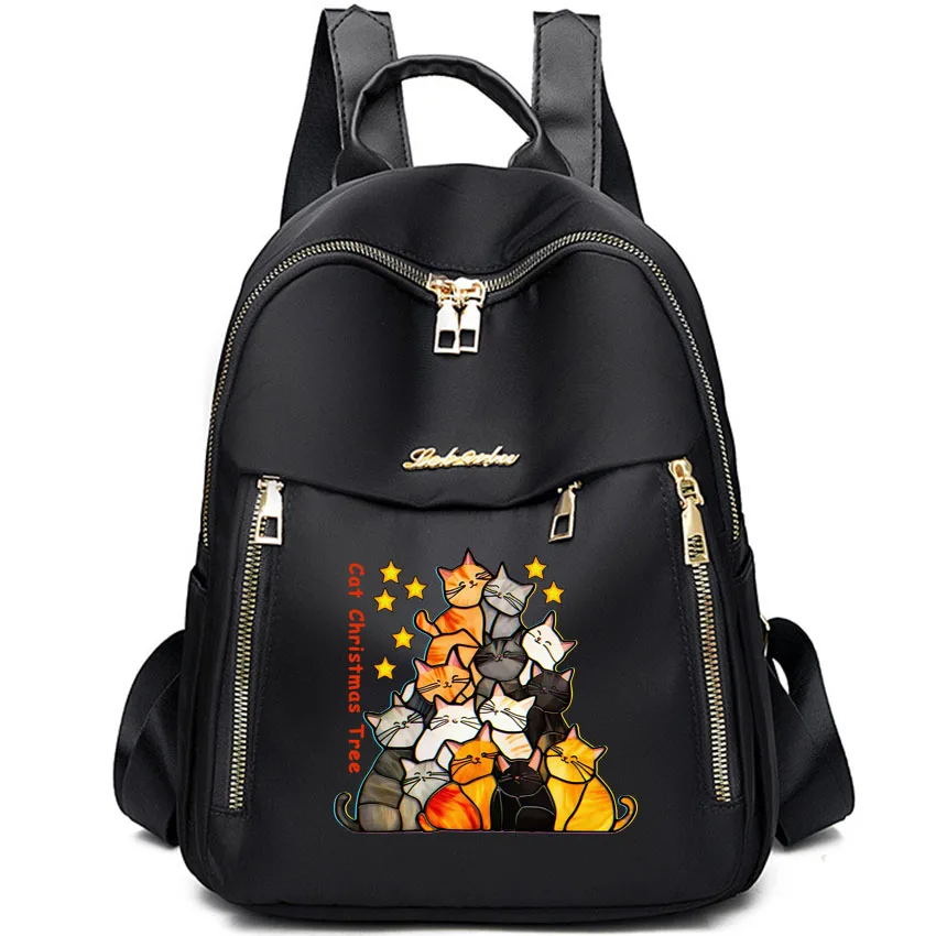 Рюкзак женский дорожный с принтом «Кошка на рождественской елке», подарок для любителей кошек, большой вместимости, из ткани Оксфорд и нейлона
Рюкзак женский дорожный с принтом «Кошка на рождественской елке», подарок для любителей кошек, большой вместимости, из ткани Оксфорд и нейлона