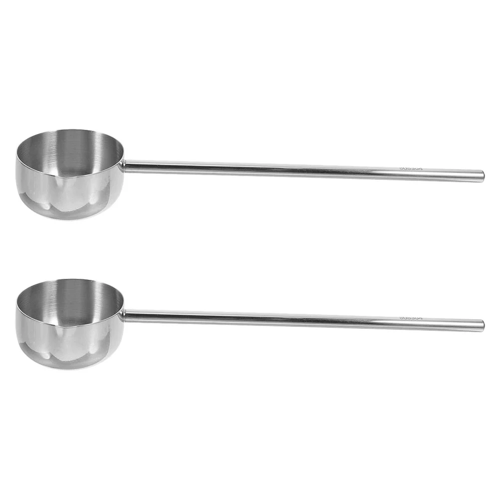2PCS Stainless Steel Handle Oil Ladle Mini Sauce Pan Hot Oil Butter Warmer for Heating Pouring Home Kitchen Restaurant 304
2PCS Stainless Steel Handle Oil Ladle Mini Sauce Pan Hot Oil Butter Warmer for Heating Pouring Home Kitchen Restaurant 304