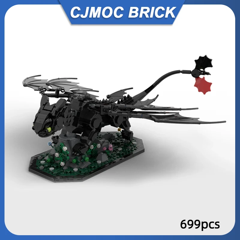 699pcs MOC Movie Character Toothless Creative Building Blocks DIY Collection Series Birthday Gift Children's Toys MOC-176571
699pcs MOC Movie Character Toothless Creative Building Blocks DIY Collection Series Birthday Gift Children's Toys MOC-176571