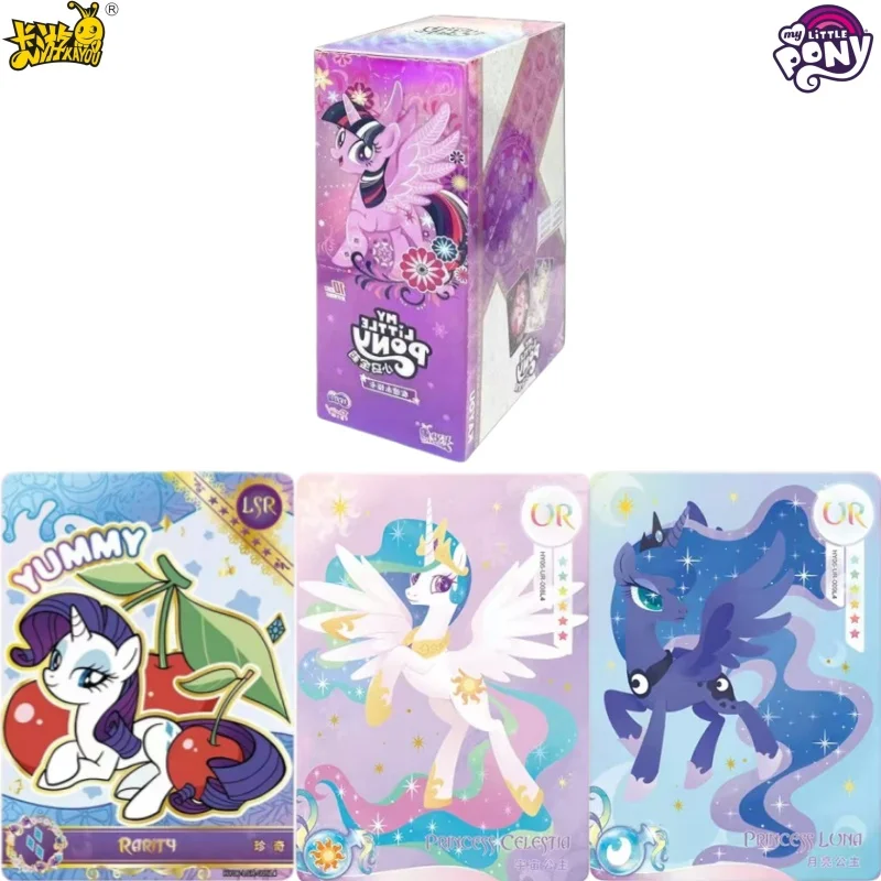 KAYOU Genuine My Little Pony Card Huiyuebao 6nd Animation Comic Cartoon Periphery Collect Card Toy for Children Holiday Gift
KAYOU Genuine My Little Pony Card Huiyuebao 6nd Animation Comic Cartoon Periphery Collect Card Toy for Children Holiday Gift