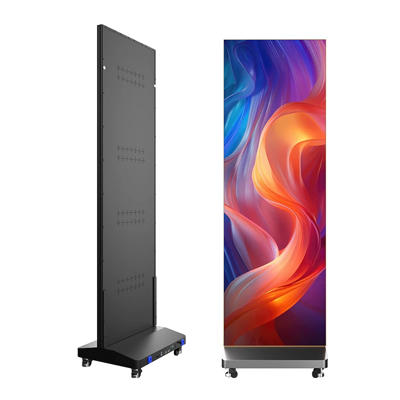 Factory Direct HD Foldable P1.25 P1.5 P1.8 P2.5 Indoor LED Poster Display Screen GOB for Shopping Mall Standing LED Poster
Factory Direct HD Foldable P1.25 P1.5 P1.8 P2.5 Indoor LED Poster Display Screen GOB for Shopping Mall Standing LED Poster