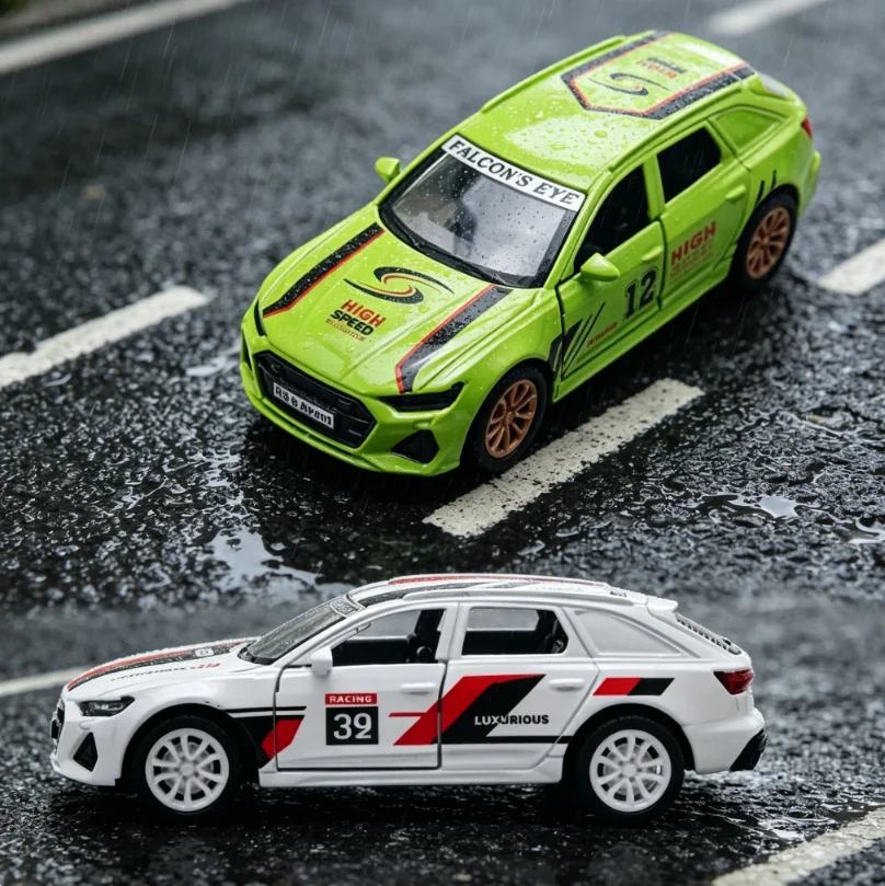 1:36 RS6 Alloy Sports Car Model, Double Open Doors, Mini Racing Car Toy for Kids Play, Desktop Ornament and Adult Collection
1:36 RS6 Alloy Sports Car Model, Double Open Doors, Mini Racing Car Toy for Kids Play, Desktop Ornament and Adult Collection