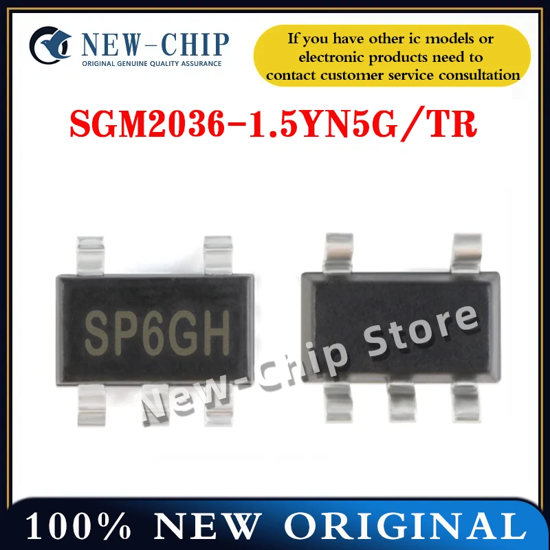 10-200 шт. SGM2036-1.5YN5G/TR SGM2036 1,5 В, 300 мА SP6 SOT-23-5 Новый оригинал
10-200 шт. SGM2036-1.5YN5G/TR SGM2036 1,5 В, 300 мА SP6 SOT-23-5 Новый оригинал