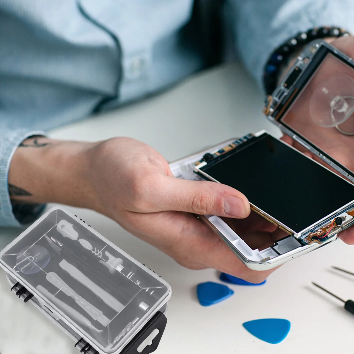 115 in 1 Screwdriver Repair Tool Kit Phone Maintenance Tool Precise Instrument Disassemble Set for Mobile Phone Watch Clock
115 in 1 Screwdriver Repair Tool Kit Phone Maintenance Tool Precise Instrument Disassemble Set for Mobile Phone Watch Clock