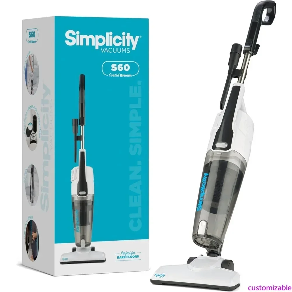 Hot-sellingCustomizable Corded Stick Vacuum Cleaner - Bagless, Two Speeds, HEPA Filter, Ideal for Hardwood & Tile, S60 Spiffy
Hot-sellingCustomizable Corded Stick Vacuum Cleaner - Bagless, Two Speeds, HEPA Filter, Ideal for Hardwood & Tile, S60 Spiffy