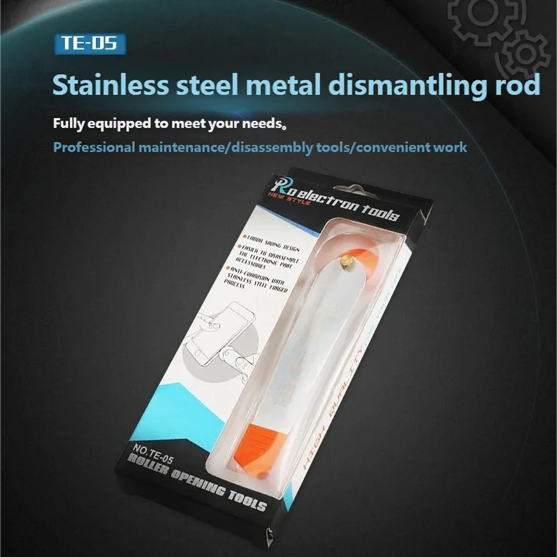 Металлический демонтажный стержень TE-05 из нержавеющей стали для ремонта телефонов, инструмент для разборки и ремонта
Металлический демонтажный стержень TE-05 из нержавеющей стали для ремонта телефонов, инструмент для разборки и ремонта