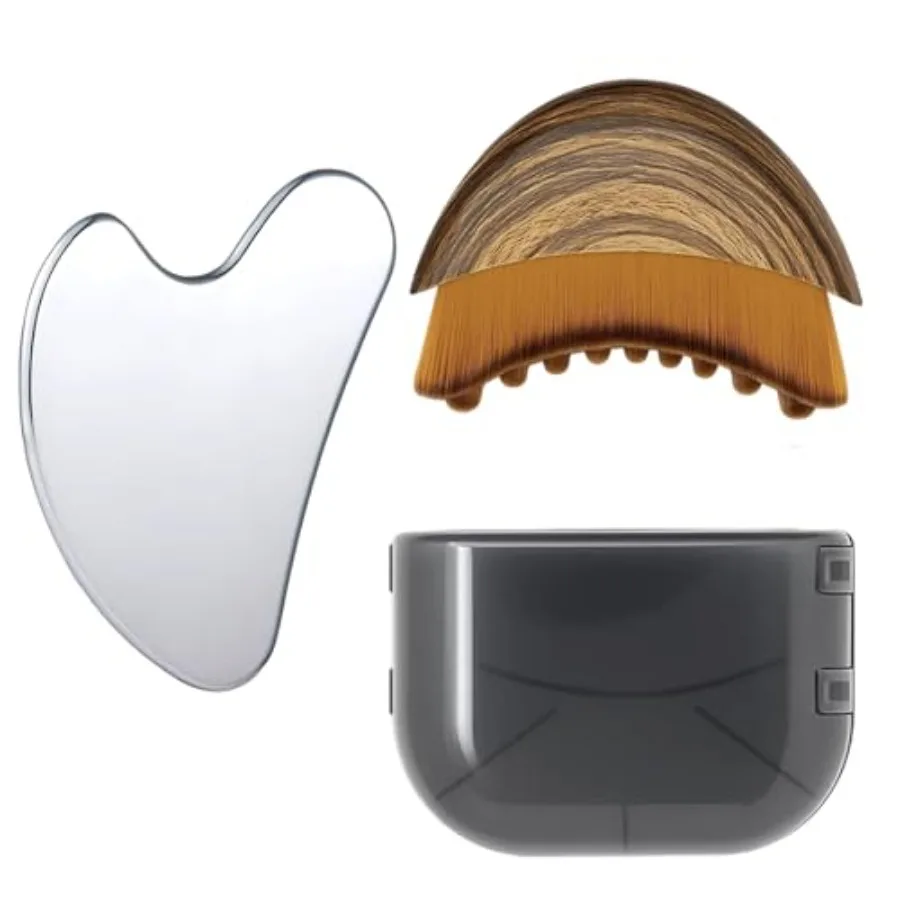 Lympatic Contour Face wit Stoe, Gua Sa Tool Face, Stains Steel Guasa Facial Tools Set, Lympatic Drainage Facial Mas and Skin Ca
Lympatic Contour Face wit Stoe, Gua Sa Tool Face, Stains Steel Guasa Facial Tools Set, Lympatic Drainage Facial Mas and Skin Ca
