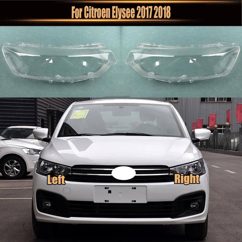 For Citroen Elysee 2017 2018 Headlight Shade Transparent Lampshade Lens Headlamp Cover Lamp Shell Plexiglass Black Edge
For Citroen Elysee 2017 2018 Headlight Shade Transparent Lampshade Lens Headlamp Cover Lamp Shell Plexiglass Black Edge
