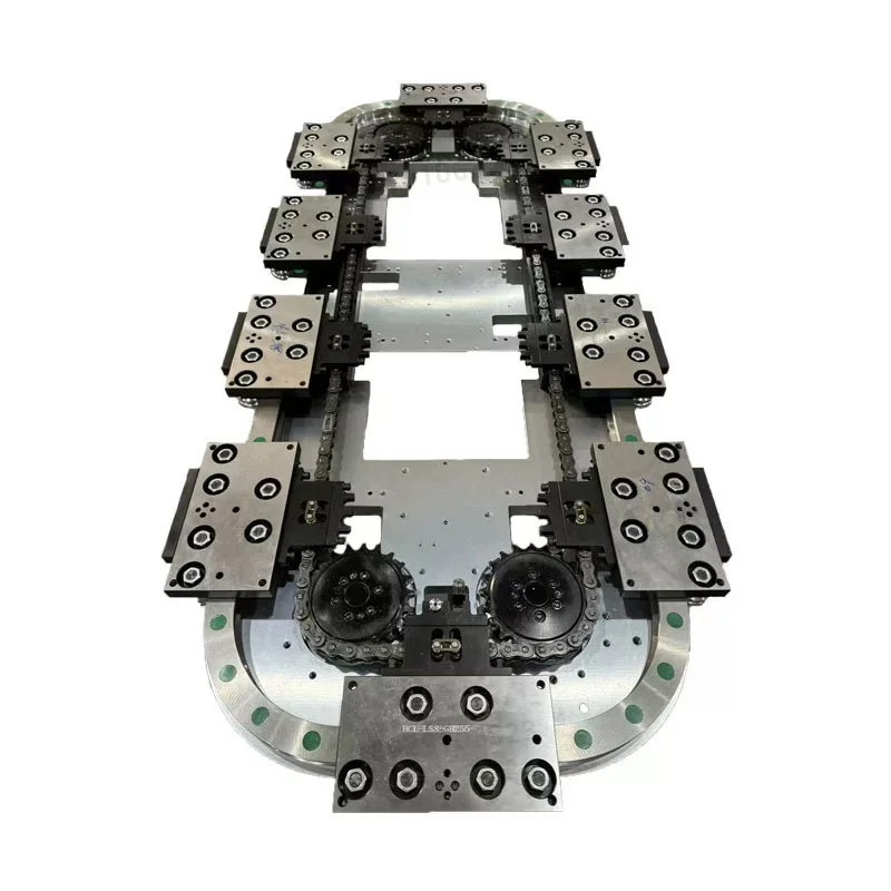 Rectangular Ring Guide Circular Guide Rail Conveyor-Semi-Automatic 30/Min Capacity Curved Track Izable Station Assembly