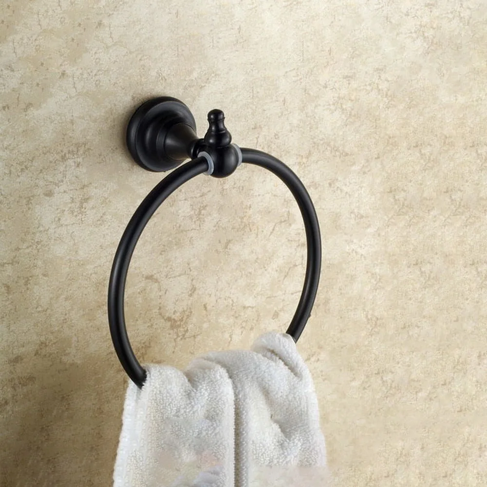 Oil Rubbed Brass Wall Mounted Bathroom Hardware Accessories Round Towel Ring Hanger Holder Dba825
Oil Rubbed Brass Wall Mounted Bathroom Hardware Accessories Round Towel Ring Hanger Holder Dba825