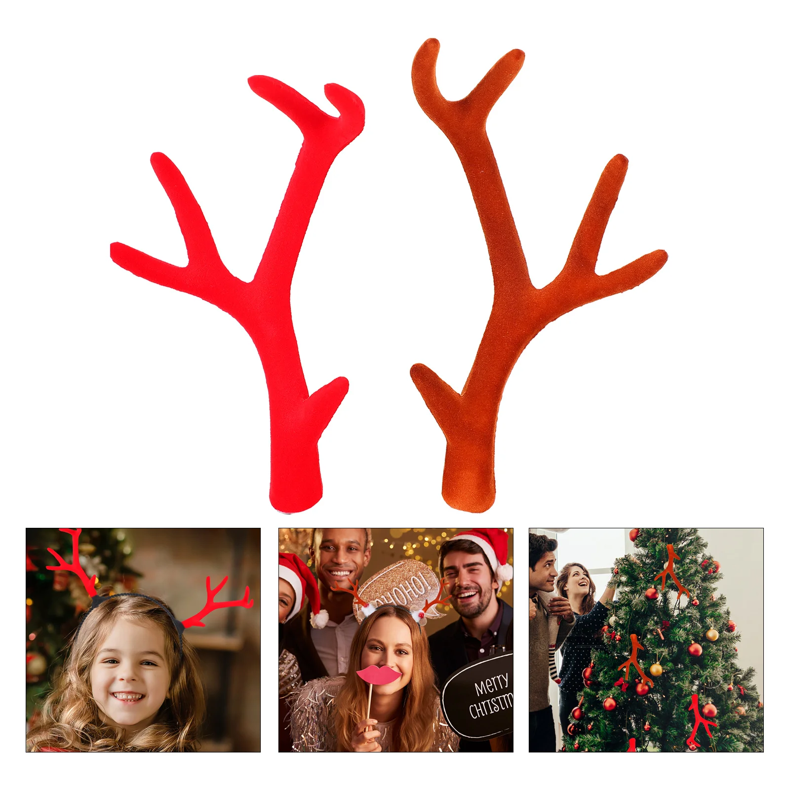 Christmas Decoration Simulated Antler Accessories Headband Antlers Decorate Red Reindeer
Christmas Decoration Simulated Antler Accessories Headband Antlers Decorate Red Reindeer