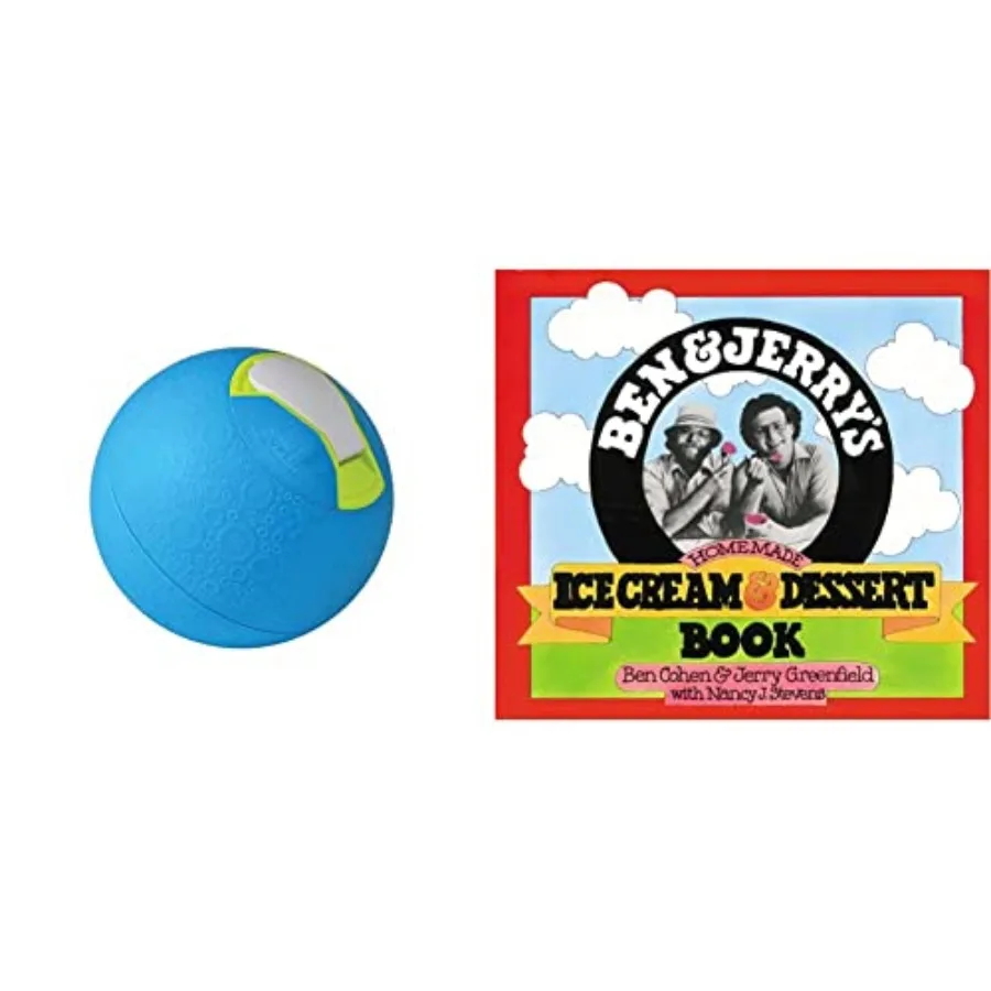 Play and Freeze, Ice Cream Ball- Ice Cream Maker, 77349 and Ben and Jerry's Homemade Ice Cream and Dessert Book
Play and Freeze, Ice Cream Ball- Ice Cream Maker, 77349 and Ben and Jerry's Homemade Ice Cream and Dessert Book