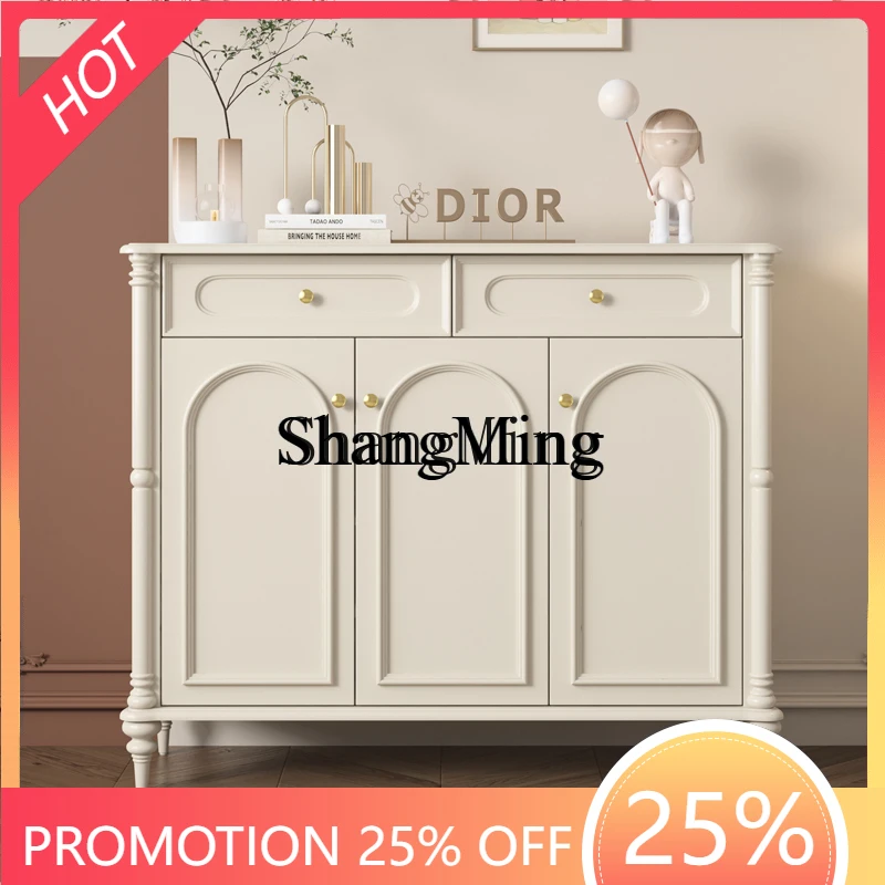ZYY High Value Solid Wood Shoe Cabinet for Home Entrance, Vintage Cream Style, Simple Modern Storage Cabinet
ZYY High Value Solid Wood Shoe Cabinet for Home Entrance, Vintage Cream Style, Simple Modern Storage Cabinet