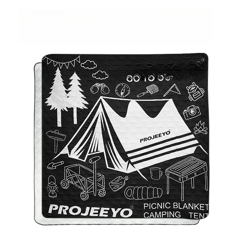 Outdoor camping picnic camp portable black and white graffiti ultrasonic picnic mat moisture-proof mat
Outdoor camping picnic camp portable black and white graffiti ultrasonic picnic mat moisture-proof mat