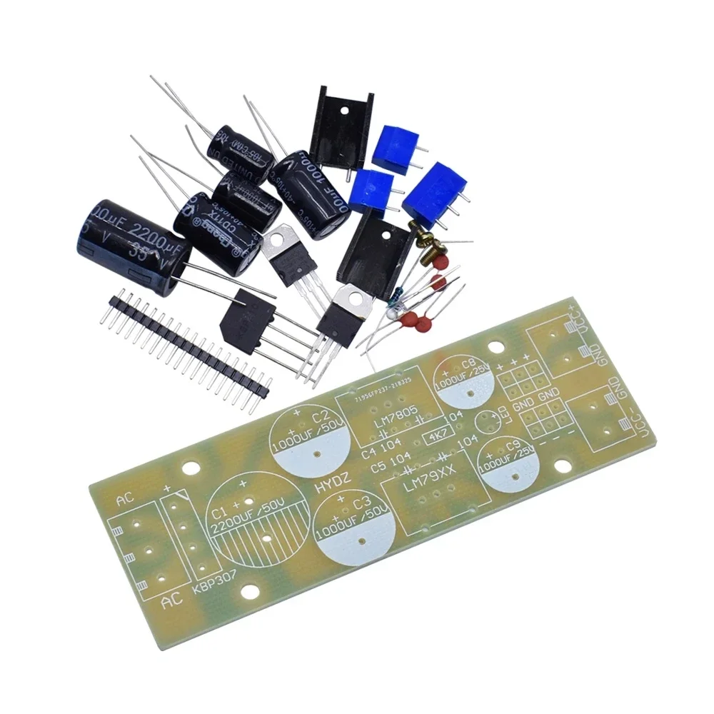 5V/12V Two Channel AC5-12V to DC Output LM7805+L7905 Voltage Regulator Module 7805 Voltage Regulator Kit Voltage Regulator
5V/12V Two Channel AC5-12V to DC Output LM7805+L7905 Voltage Regulator Module 7805 Voltage Regulator Kit Voltage Regulator