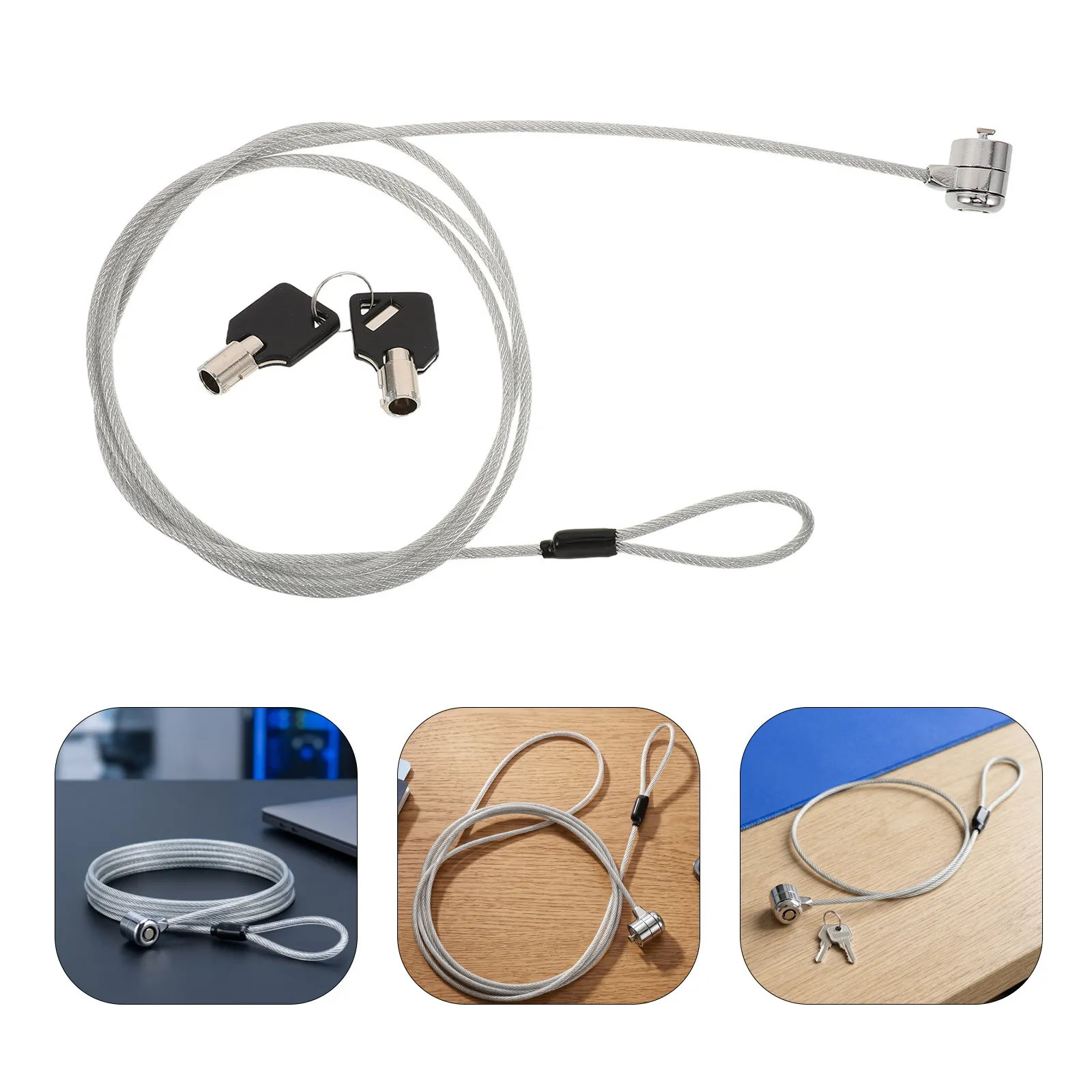 1Set Laptop Cable Lock Zinc Alloy Anti Theft Computer Security Locking Cable for Notebook Desktop Projector Monitor Security
1Set Laptop Cable Lock Zinc Alloy Anti Theft Computer Security Locking Cable for Notebook Desktop Projector Monitor Security