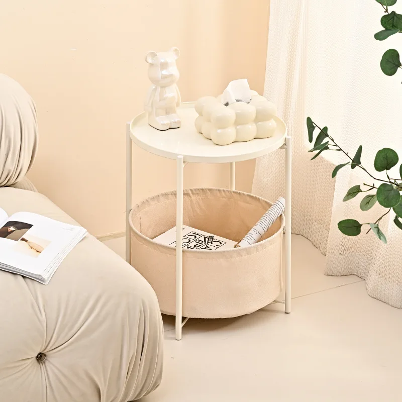 Nordic wrought iron bag storage tray table sofa bedside modern simple light luxury small round table storage 
Nordic wrought iron bag storage tray table sofa bedside modern simple light luxury small round table storage