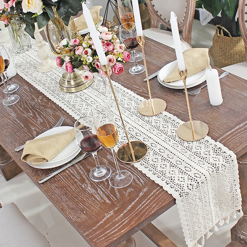 260x24cm Elegant Flower Pattern Lace Table Lace Table Cover Cloth Cover Decorative Runner Flag Home Decor
260x24cm Elegant Flower Pattern Lace Table Lace Table Cover Cloth Cover Decorative Runner Flag Home Decor