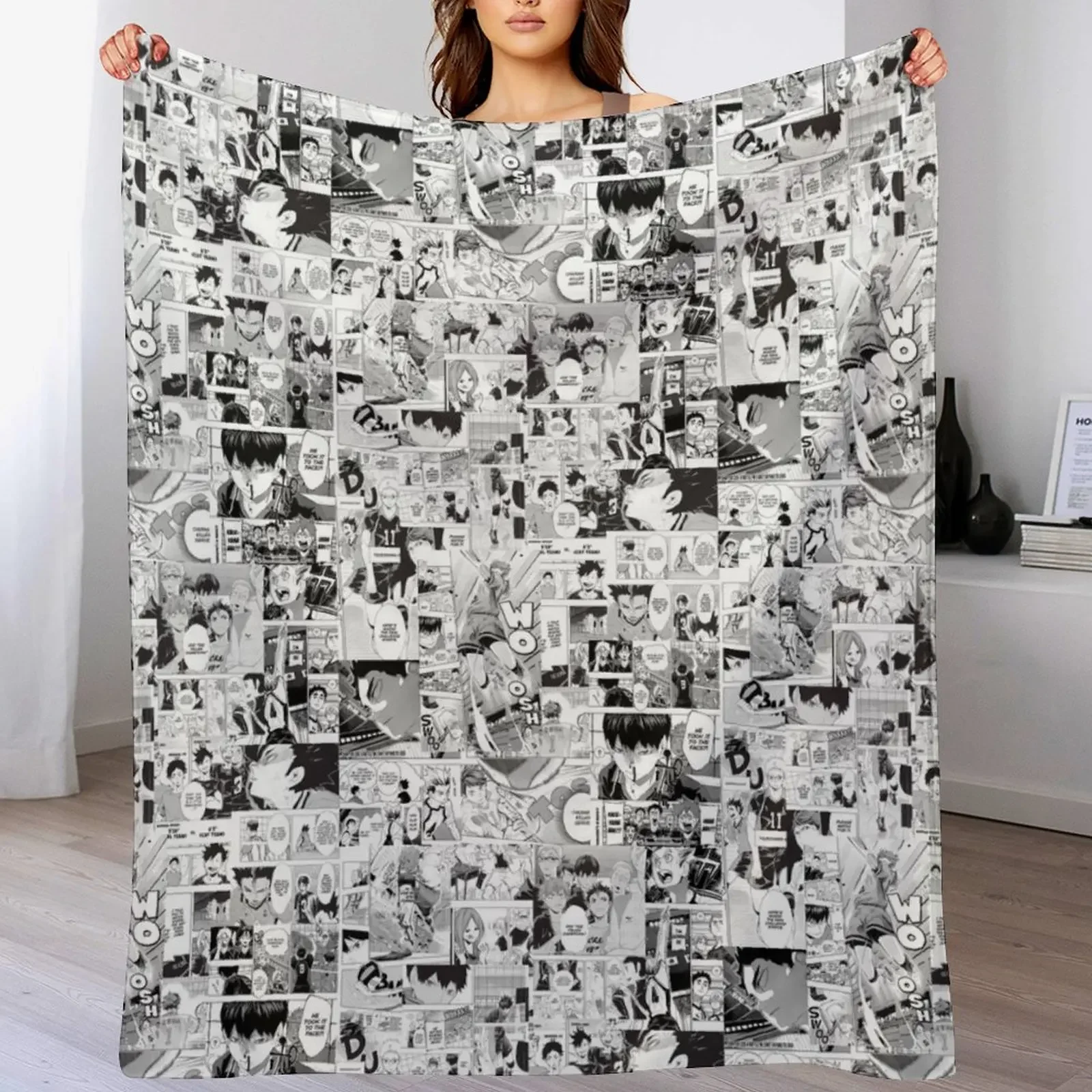 Haikuu!! Collage Throw Blanket Lightweight Warm Blanket for Travel Camping
Haikuu!! Collage Throw Blanket Lightweight Warm Blanket for Travel Camping