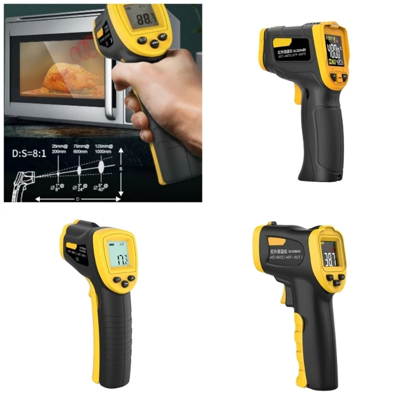 Ultrared Rays Temperature Measuring Device for Quick and Accurate Surfaces Temperature Detection Food Safety& Inspection D2RD
Ultrared Rays Temperature Measuring Device for Quick and Accurate Surfaces Temperature Detection Food Safety& Inspection D2RD