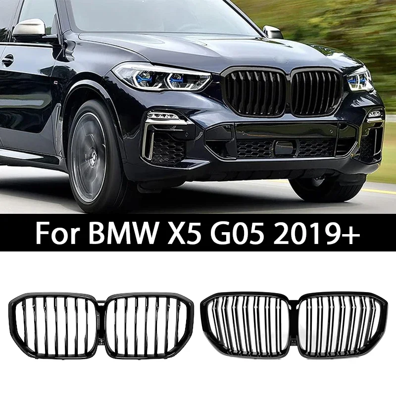 For BMW X5 G05 2019-2023+ Car Front Kidney Grill Grillez Racing Grills Gloss/Matte Black Grille Auto Accessories Single Line
For BMW X5 G05 2019-2023+ Car Front Kidney Grill Grillez Racing Grills Gloss/Matte Black Grille Auto Accessories Single Line