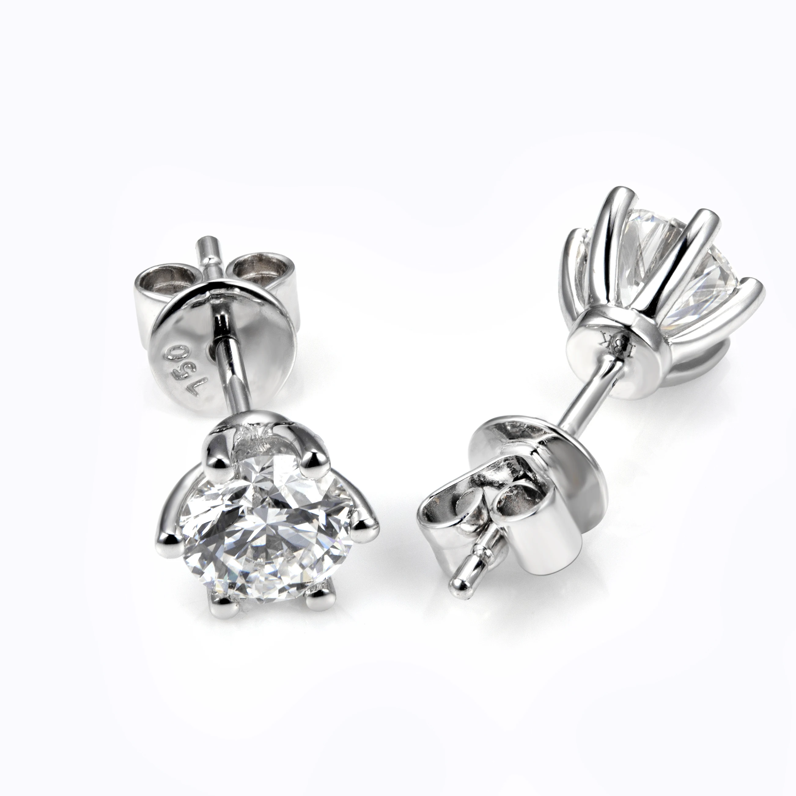 A pair 0.6-1.2CT LAB GROWN Diamond Stud Earrings Round Cut 6 Prong Screw Back 14K Gold Jewelry for Women No IGI certificate
A pair 0.6-1.2CT LAB GROWN Diamond Stud Earrings Round Cut 6 Prong Screw Back 14K Gold Jewelry for Women No IGI certificate