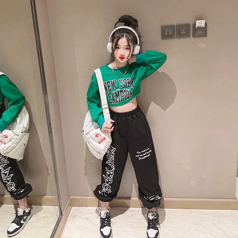 Sports suit Sets Spring Autumn Kids Girls Clothes Letter Sweatshirt Outfits Cross-tied backless Short T-shirts Tops Casual Pants
Sports suit Sets Spring Autumn Kids Girls Clothes Letter Sweatshirt Outfits Cross-tied backless Short T-shirts Tops Casual Pants