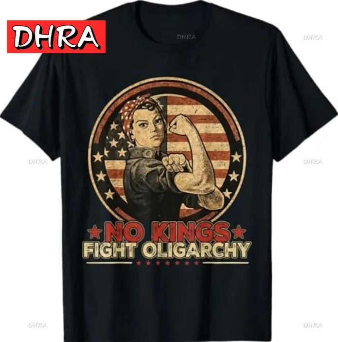 Vintage No Kings Fight Oligarchy America Flag Women Girls TEE Shirt Artistic Fresh Relaxed T-shirt Unique Retro Edgy T Shirt
Vintage No Kings Fight Oligarchy America Flag Women Girls TEE Shirt Artistic Fresh Relaxed T-shirt Unique Retro Edgy T Shirt