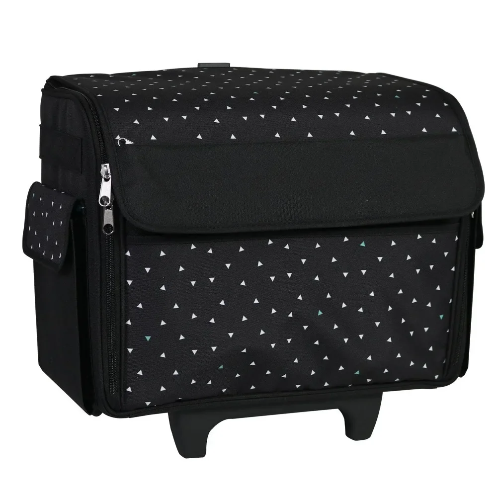 Portable Practical Rolling Sewing Machine Storage and Transport Tote with Wheels
Portable Practical Rolling Sewing Machine Storage and Transport Tote with Wheels