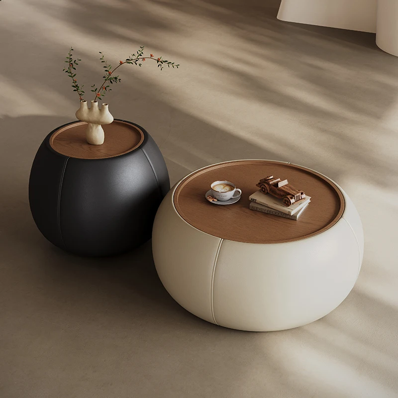 Italian light luxury white round coffee table cream style living room home high-end sense size round coffee table small apartmen
Italian light luxury white round coffee table cream style living room home high-end sense size round coffee table small apartmen