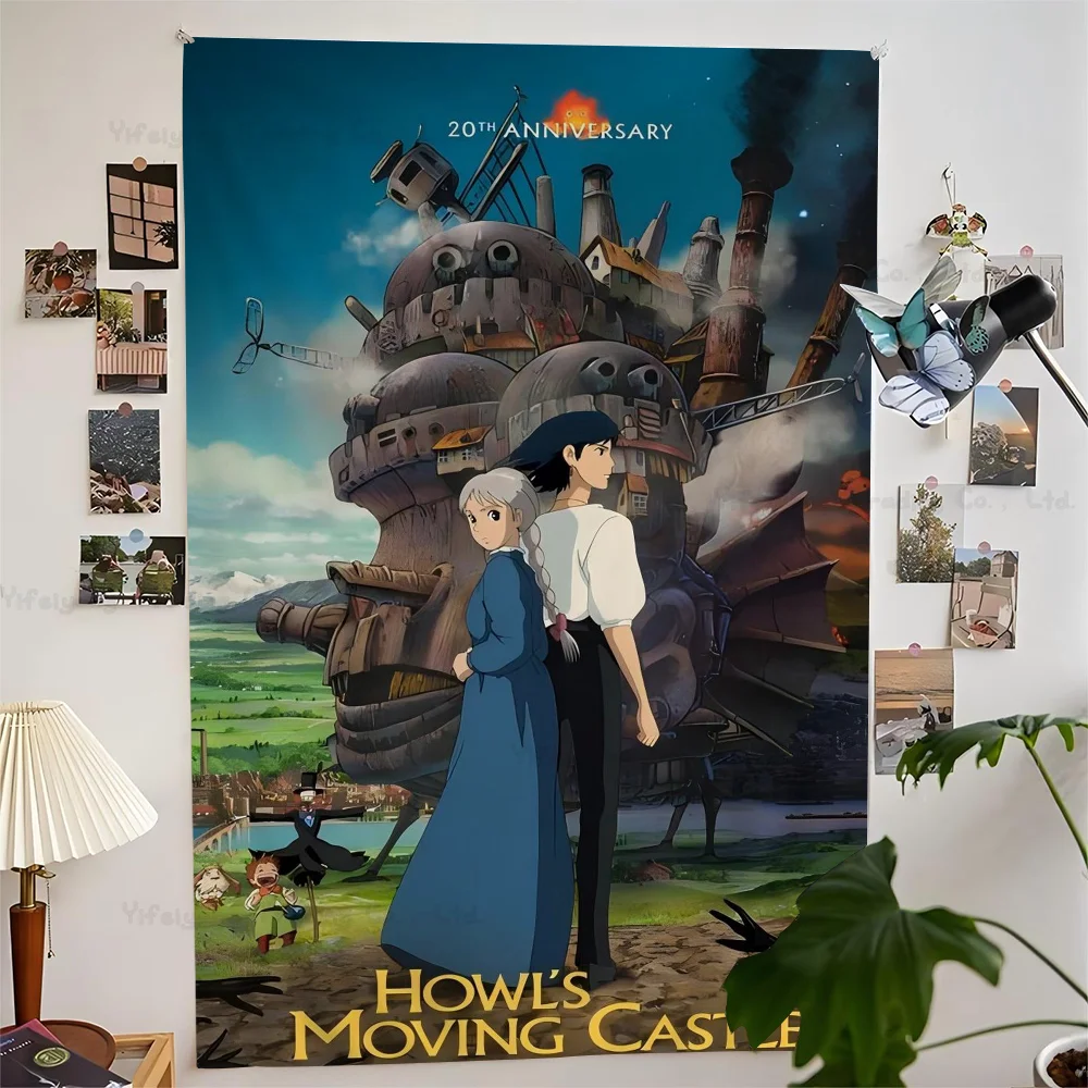 Howl's Moving Castle Colorful Tapestry Wall Hanging Cheap Hippie Hanging Bohemian Wall Tapestries Mandala Wall Hanging Sheets
Howl's Moving Castle Colorful Tapestry Wall Hanging Cheap Hippie Hanging Bohemian Wall Tapestries Mandala Wall Hanging Sheets