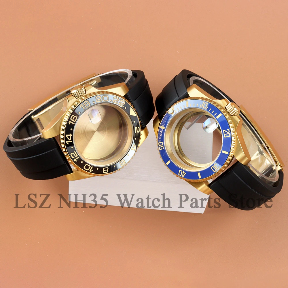 40mm NH35 Watch Case Solid Stainless Steel Rubber Strap For Yacht-master GMT Submariner NH34 NH35 NH36 NH38 Movement 28.5mm Dial
40mm NH35 Watch Case Solid Stainless Steel Rubber Strap For Yacht-master GMT Submariner NH34 NH35 NH36 NH38 Movement 28.5mm Dial