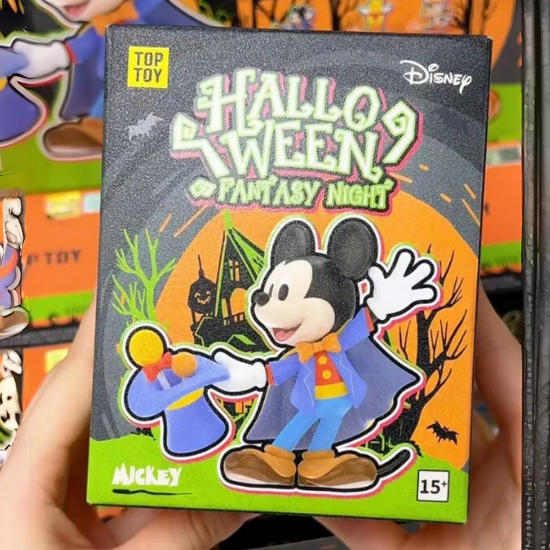 Подлинная серия Disney Halloween Fantasy Night, слепая коробка, аниме, мультфильм, милая модная модель, украшение для рабочего стола, коллекция, подарочная игрушка 
Подлинная серия Disney Halloween Fantasy Night, слепая коробка, аниме, мультфильм, милая модная модель, украшение для рабочего стола, коллекция, подарочная игрушка