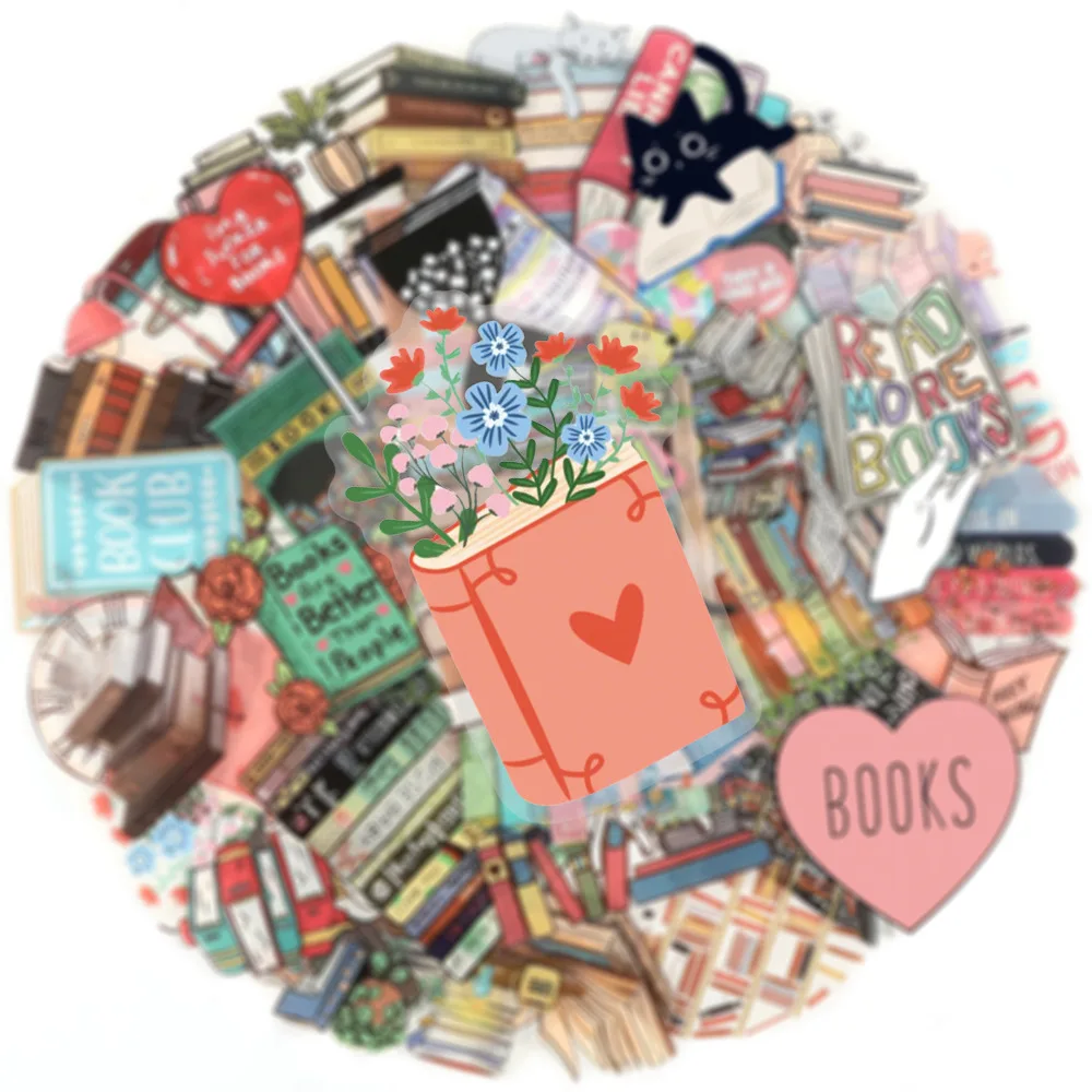 10/50PCS Reading Day Stickers Book Graffiti Transparent Decals Cartoon Decoration Luggage Laptop Guitar Bike Sticker DIY Kid Toy
10/50PCS Reading Day Stickers Book Graffiti Transparent Decals Cartoon Decoration Luggage Laptop Guitar Bike Sticker DIY Kid Toy