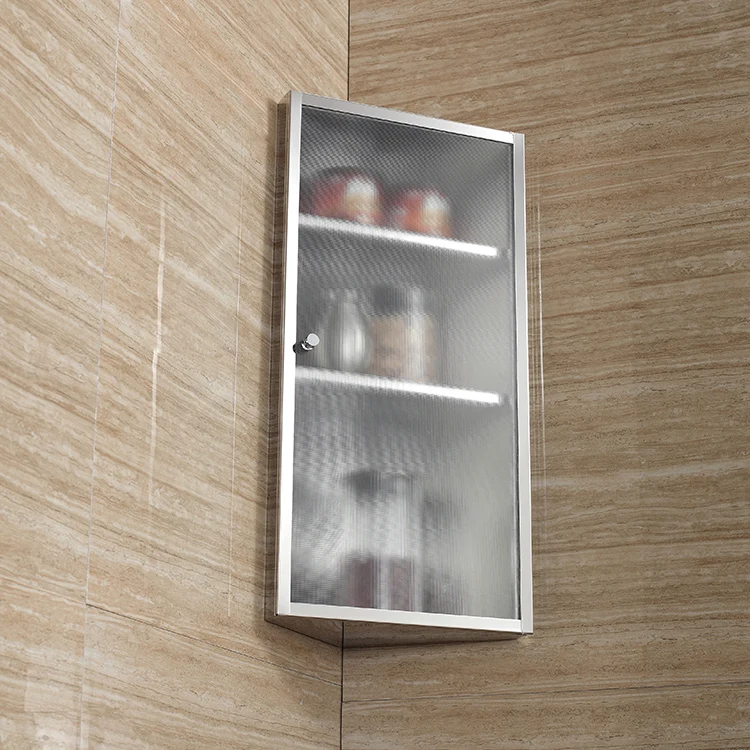 Storage Cabinet Cupboard 3 Layer Matte Glass /Stainless Steel Kitchen Triangle Cabinet
Storage Cabinet Cupboard 3 Layer Matte Glass /Stainless Steel Kitchen Triangle Cabinet