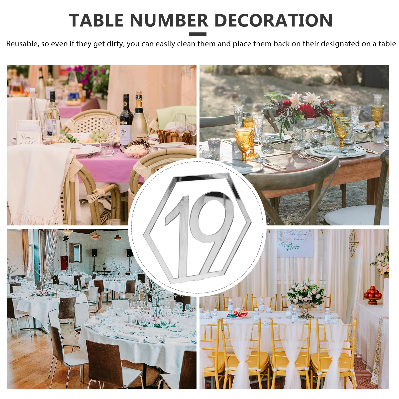 20 Pcs Wedding Decor Digital Seat Board Numbers Decorations Dining Table Tent Self Standing
20 Pcs Wedding Decor Digital Seat Board Numbers Decorations Dining Table Tent Self Standing