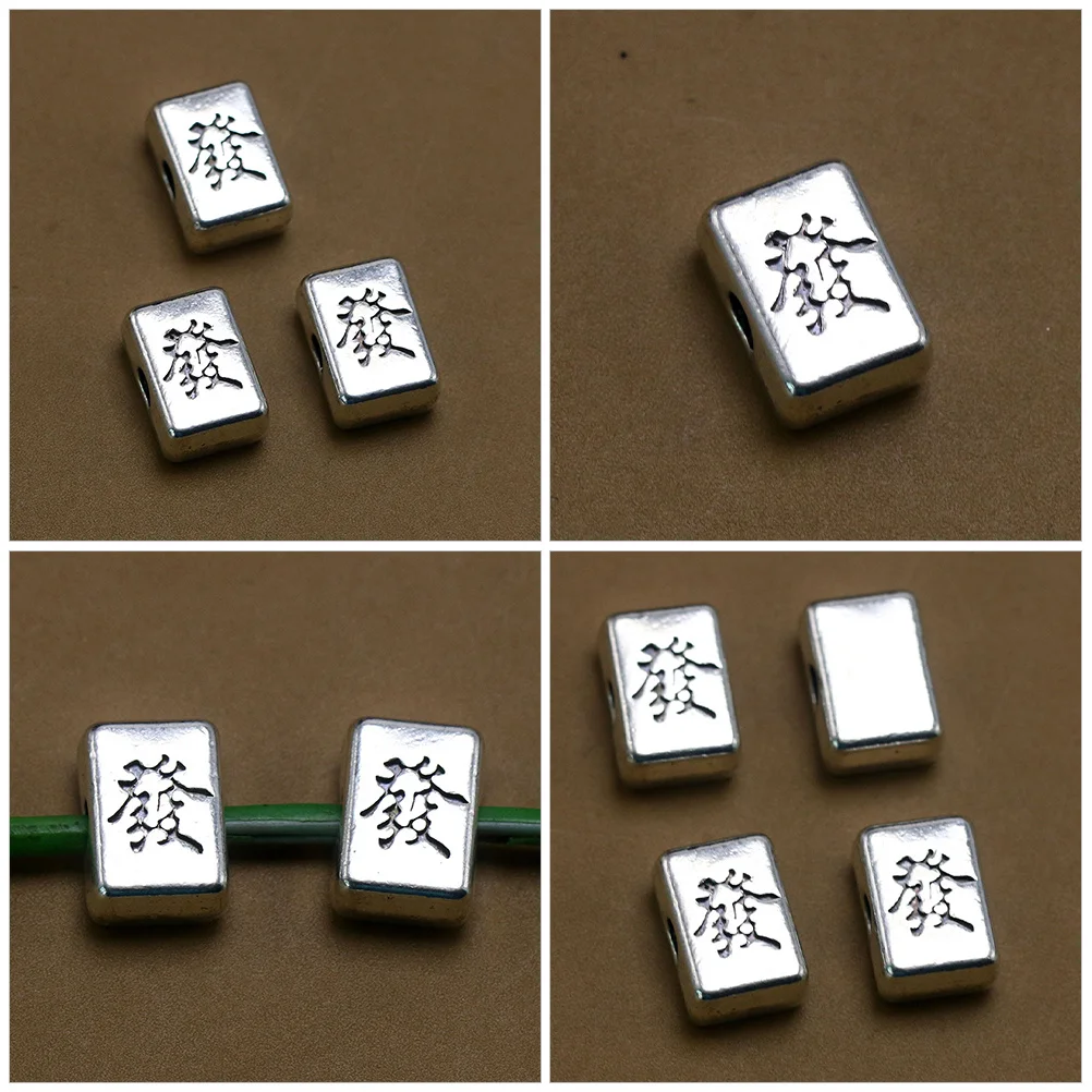 10Pcs Vintage Alloy Mahjong Pendant Charms Lightweight DIY Jewelry Making Necklace Bracelet Craft Connector Charms Accessories 
10Pcs Vintage Alloy Mahjong Pendant Charms Lightweight DIY Jewelry Making Necklace Bracelet Craft Connector Charms Accessories