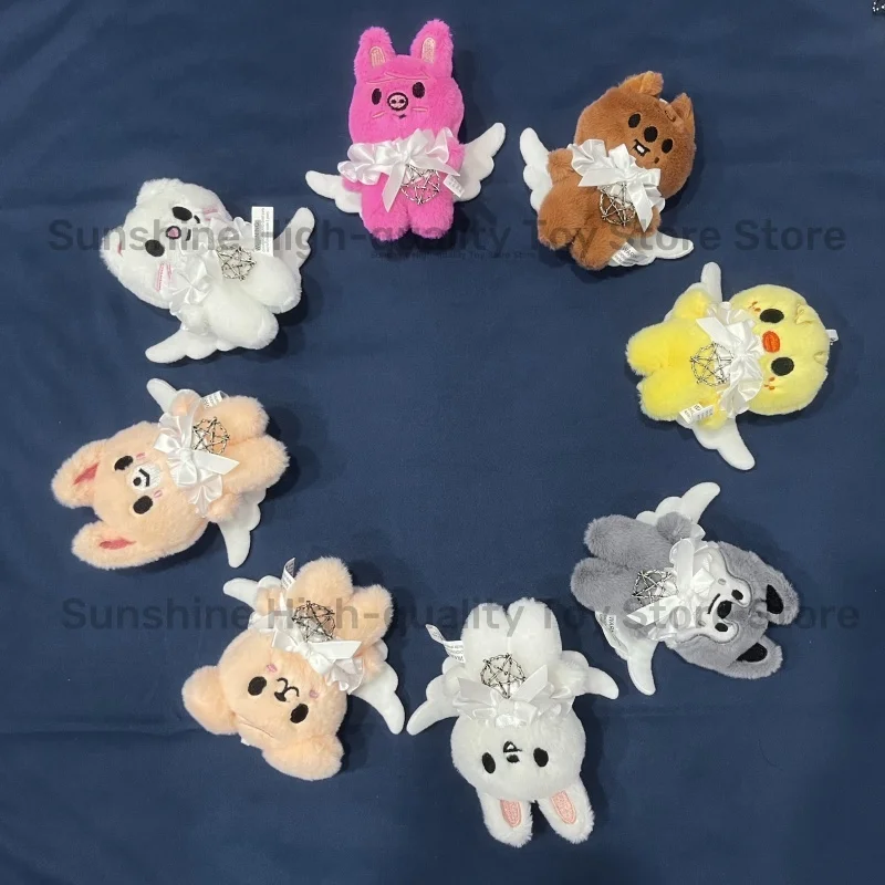 New SKZOO Pure Angel White Wings Mini Animal Stuffed Plush Toy Stray Kids Pentagram Badge Plush Toy Christmas Gift
New SKZOO Pure Angel White Wings Mini Animal Stuffed Plush Toy Stray Kids Pentagram Badge Plush Toy Christmas Gift