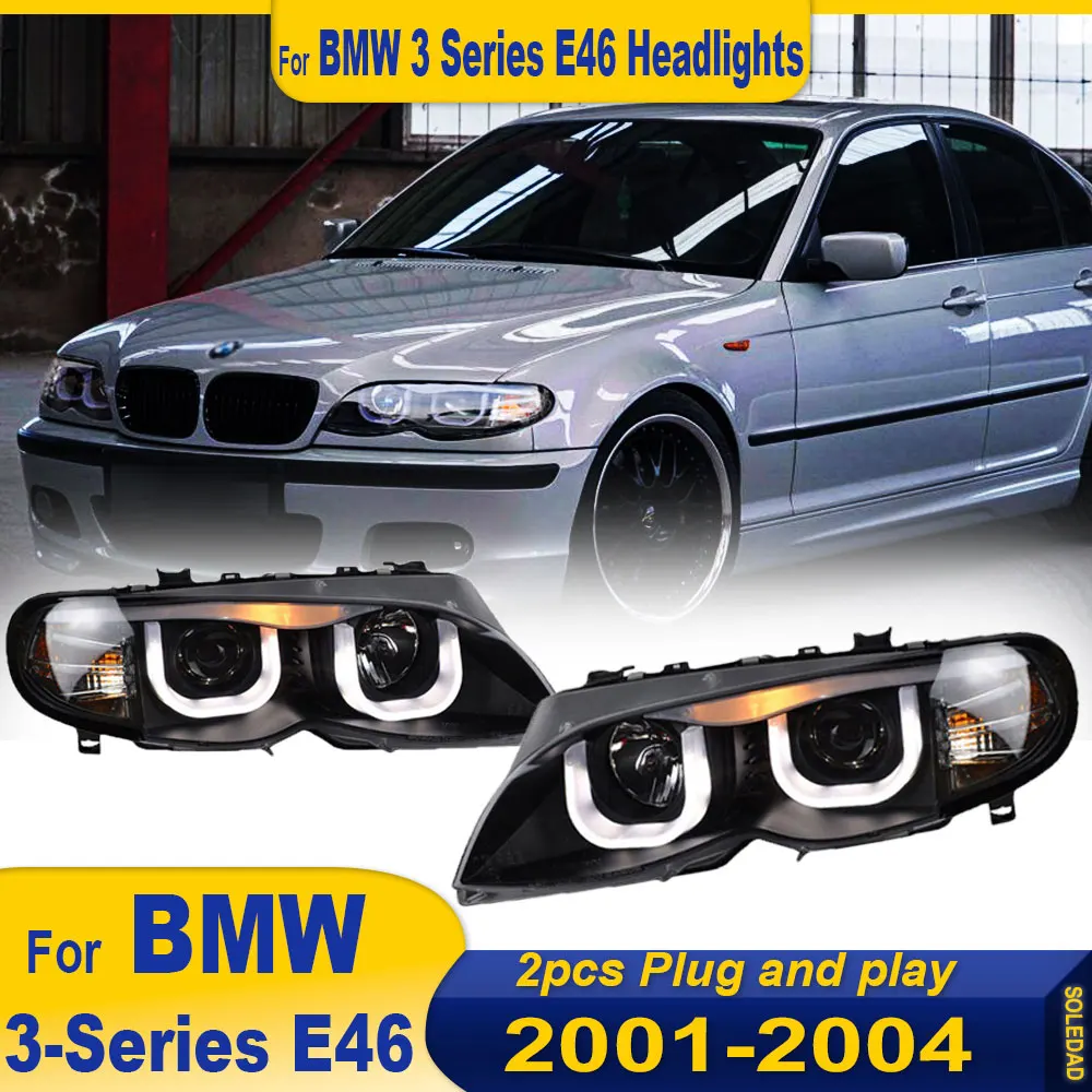 LED Headlight For BMW 3 Series E46 2001 2002 2003 2004 LED Car Lamps Daytime Running Lights Dynamic Turn Signals Car Accessories
LED Headlight For BMW 3 Series E46 2001 2002 2003 2004 LED Car Lamps Daytime Running Lights Dynamic Turn Signals Car Accessories