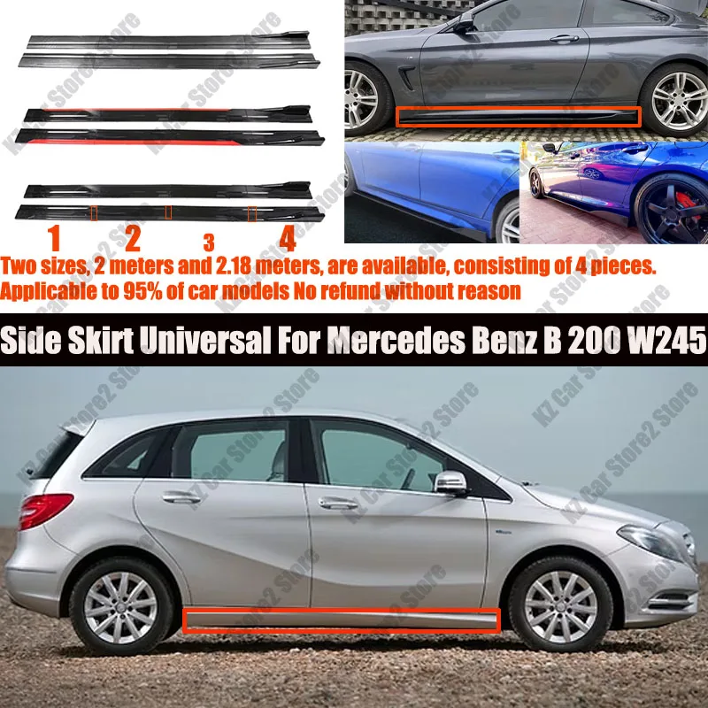 FOR Mercedes Benz B 200 W245 2M Car Side Skirt Extension Plate Lip Separator Bumper 2.18M Racing Side Spoiler Universal Car Side
FOR Mercedes Benz B 200 W245 2M Car Side Skirt Extension Plate Lip Separator Bumper 2.18M Racing Side Spoiler Universal Car Side