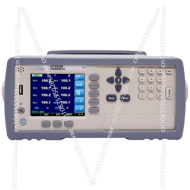 Multi-channel temperature tester curve display Industrial paperless record multi-channel temperature inspector AT4508
Multi-channel temperature tester curve display Industrial paperless record multi-channel temperature inspector AT4508