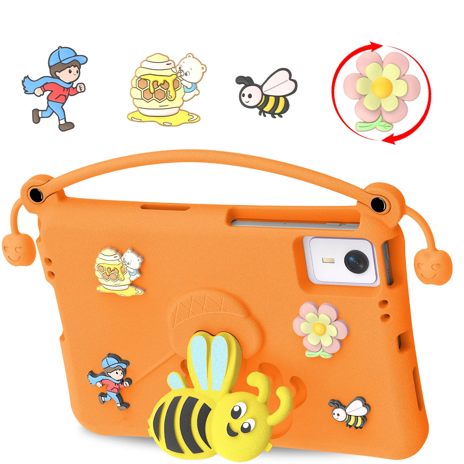 Kids Case For Lenovo Tab Idea 11 TB336ZU TB336FU Xiaoxin Pad 2025 11 inch TB335FC Bee EVA Foam Handle Stand Shockproof Cover
Kids Case For Lenovo Tab Idea 11 TB336ZU TB336FU Xiaoxin Pad 2025 11 inch TB335FC Bee EVA Foam Handle Stand Shockproof Cover