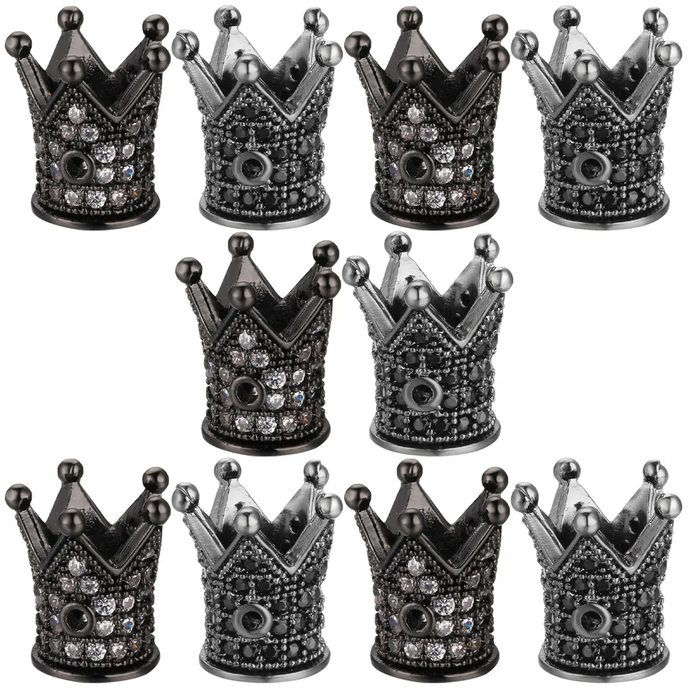 10Pcs Crown Spacer Beads DIY Jewelry Making Accessories Smooth Surface Safe Durable Crowns Spacer Beads Bead Charms
10Pcs Crown Spacer Beads DIY Jewelry Making Accessories Smooth Surface Safe Durable Crowns Spacer Beads Bead Charms