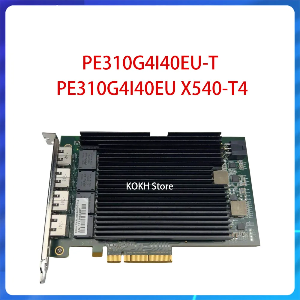 Для SiIicom PE310G4I40EU-T PE310G4I40EU X540-T4 четырехпортовая 10-гигабитная Ethernet-карта с поддержкой бесступенчатой работы 01KM586
Для SiIicom PE310G4I40EU-T PE310G4I40EU X540-T4 четырехпортовая 10-гигабитная Ethernet-карта с поддержкой бесступенчатой работы 01KM586