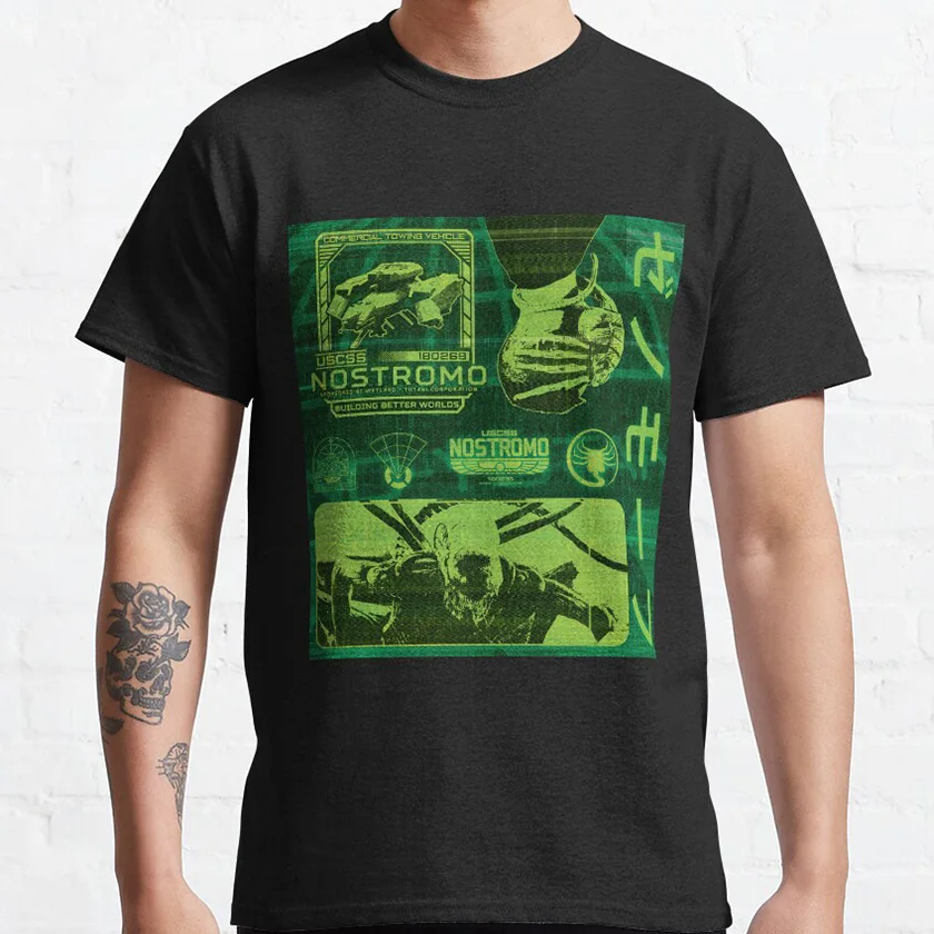 Scary film Xenomorph alien - NOSTROMO BRUTALISM horror movie sci-fi Alien 100% cotton printed t shirt plus size men's clothing
Scary film Xenomorph alien - NOSTROMO BRUTALISM horror movie sci-fi Alien 100% cotton printed t shirt plus size men's clothing