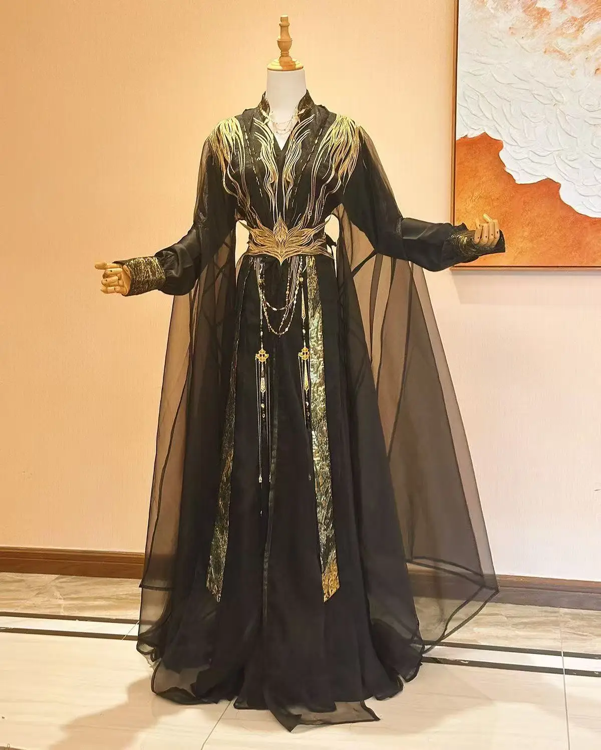 Collectible Black Gold Hanfu Men Women Traditional Chinese Embroidery Clothing Carnival Event Cosplay Costume Male Hanfu
Collectible Black Gold Hanfu Men Women Traditional Chinese Embroidery Clothing Carnival Event Cosplay Costume Male Hanfu